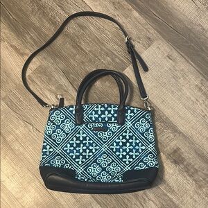 Vera Bradley Vivian Blue Hobo Stylish Blue Patterned Women's Bag